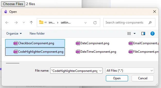 MultipleFileComponent